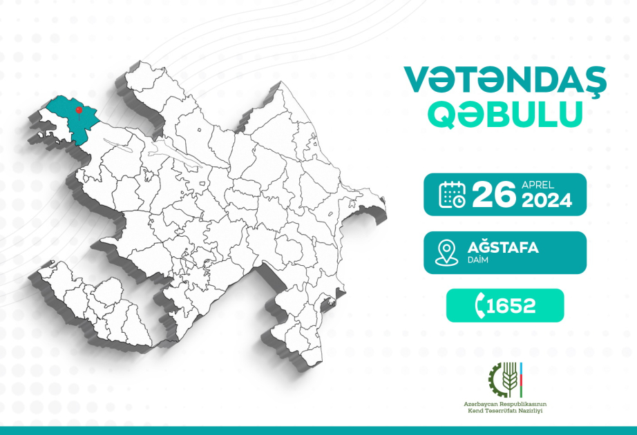Nazir Məcnun Məmmədov Ağstafada vətəndaşları qəbul edəcək
