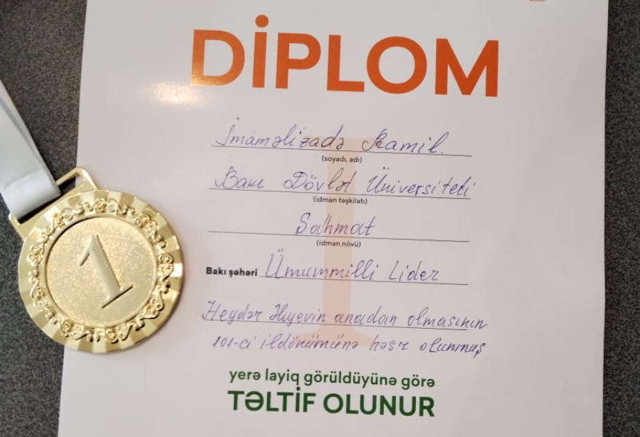 BDU-nun şahmat komandasının uğuru