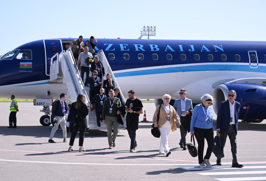Participants of international forum kick off visit to liberated territories VIDEO