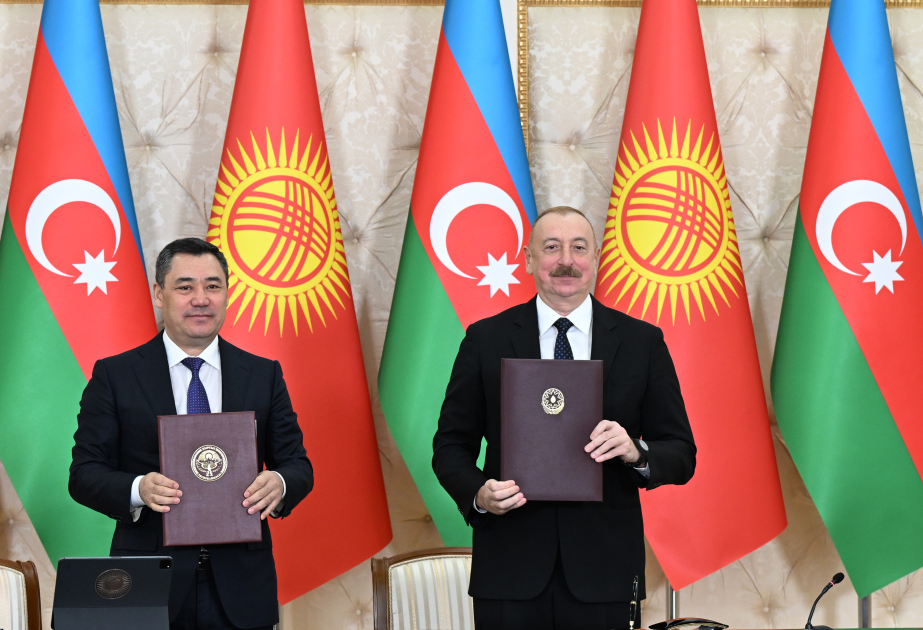 Azerbaijan and Kyrgyzstan signed documents VIDEO