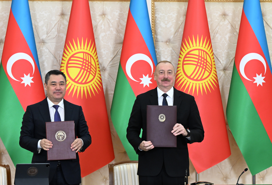 Signature d’un certain nombre de documents entre l’Azerbaïdjan et le Kirghizistan MIS A JOUR VIDEO