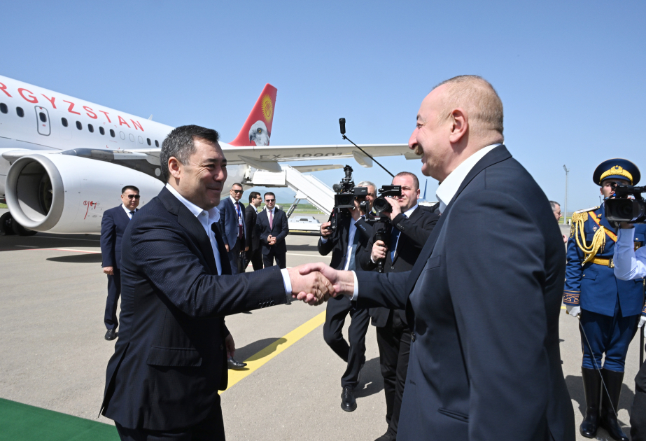 رئيس قيرغيزستان يصل في زيارة الى محافظة فضولي