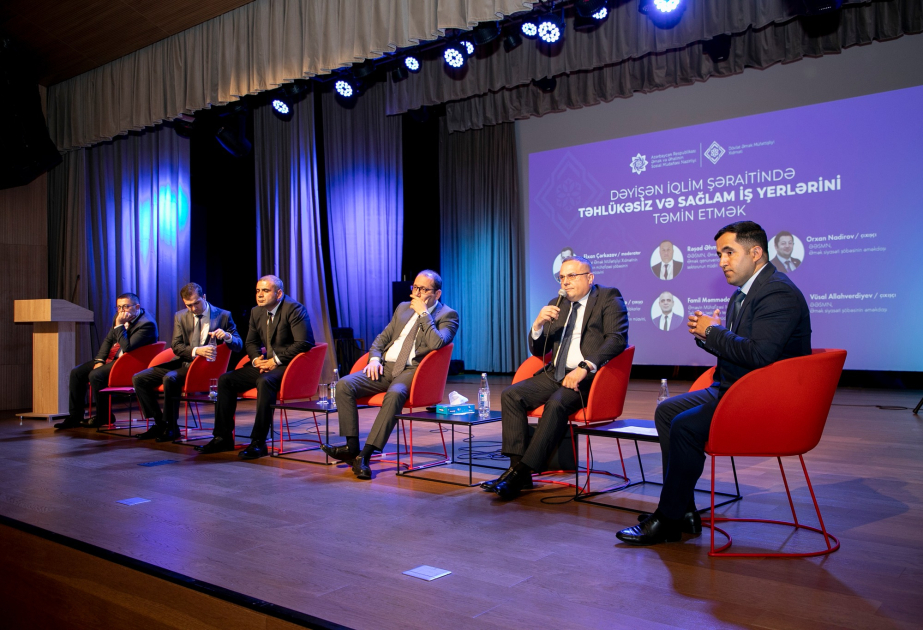 Dəyişən iqlim şəraitində əməyin mühafizəsi ilə bağlı maarifləndirmə tədbirləri təşkil olunub