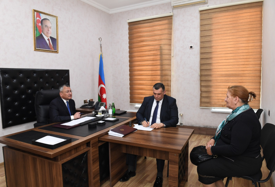 Keçmiş məcburi köçkünlərin müraciətləri dinlənilib