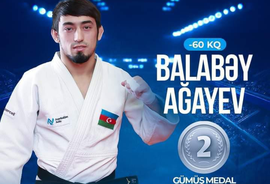 Azərbaycan cüdoçusu Avropa çempionatında gümüş medala yiyələnib