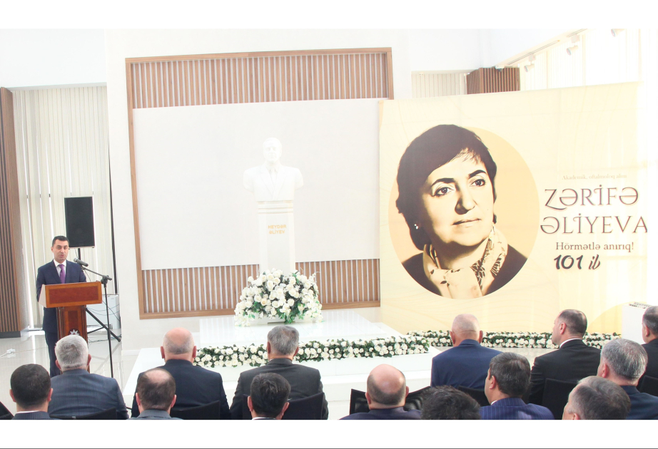 Akademik Zərifə Əliyevanın nəcib niyyəti, xeyirxah əməlləri ona əbədiyaşarlıq qazandırıb
