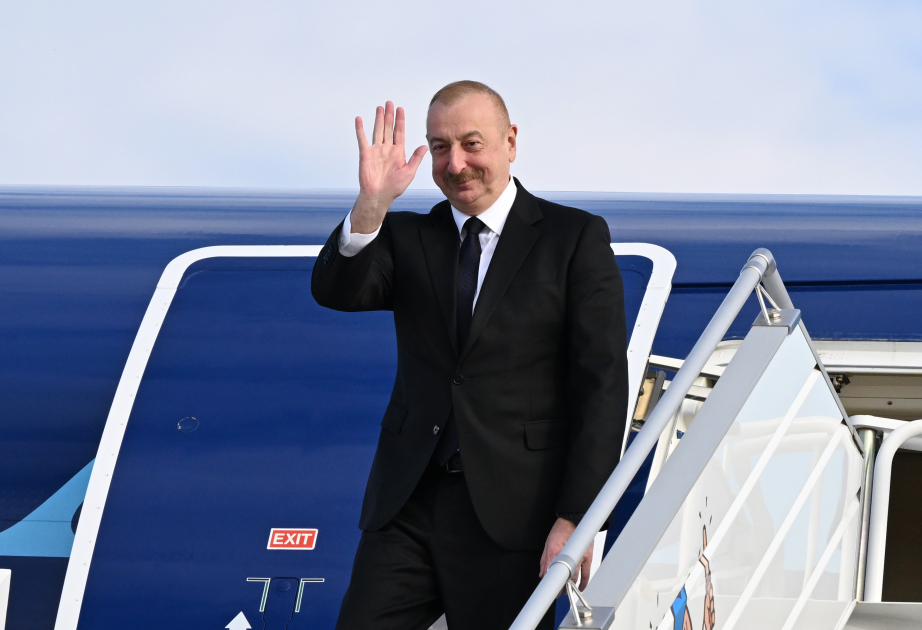 President Ilham Aliyev concluded his working visit to Germany VIDEO