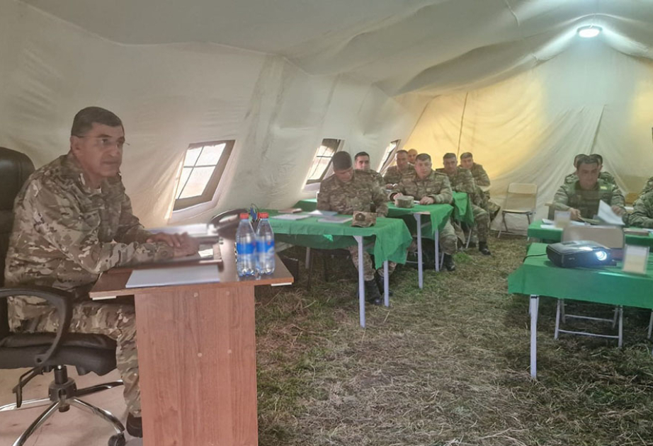 Han finalizado los ejercicios de mando y estado mayor en el ejército de Azerbaiyán