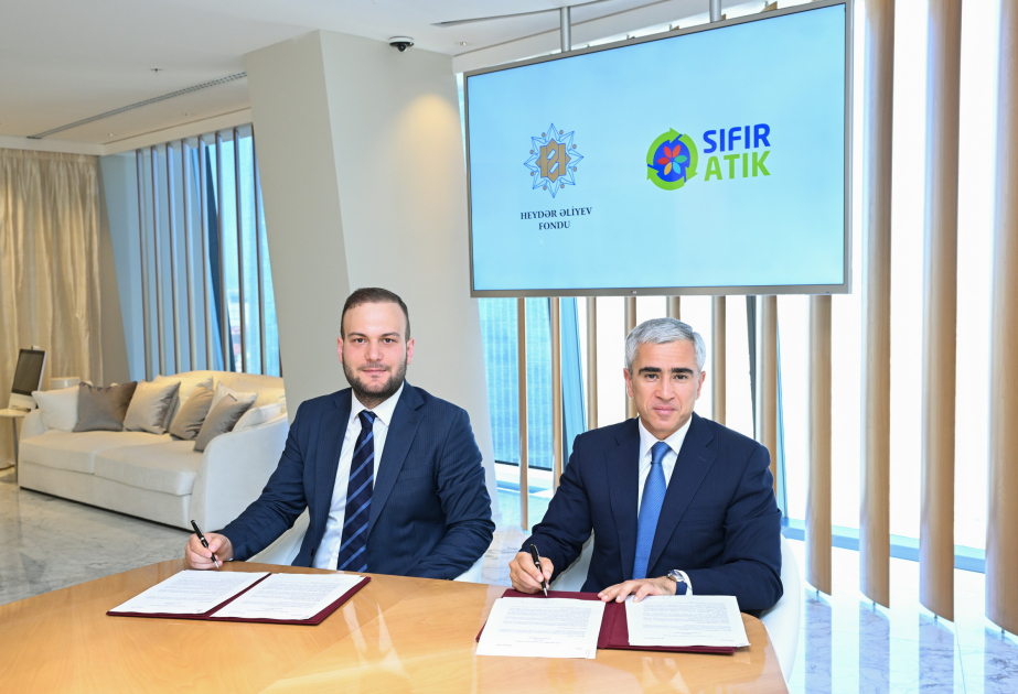 Heydar Aliyev Stiftung und Zero Waste Foundation der Türkei unterzeichnen Memorandum of Understanding