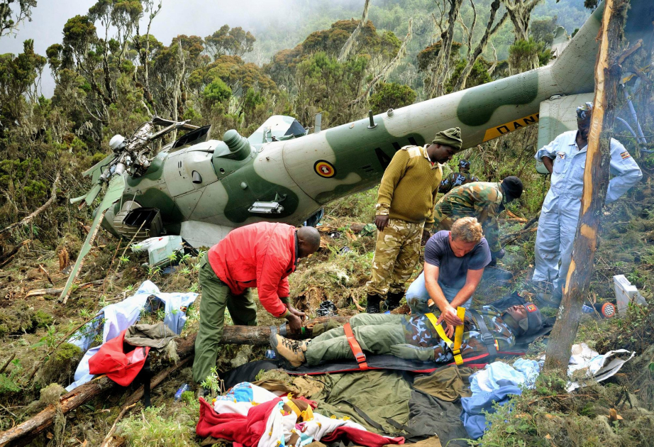 Kolumbiyada helikopter qəzasında doqquz hərbçi ölüb