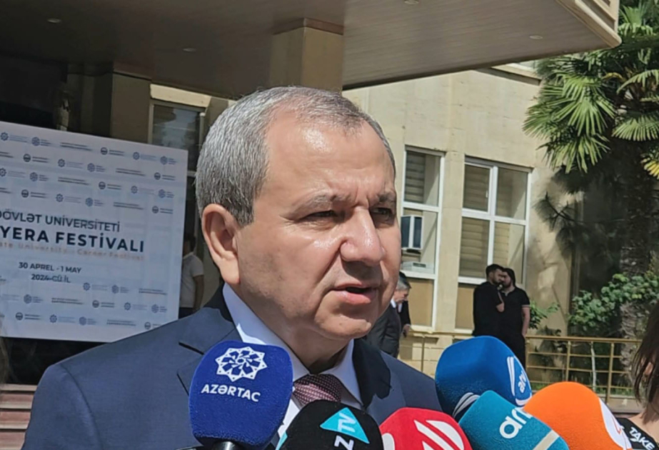 Rektor Elçin Babayev: Karyera Festivalında 1200-dən çox vakansiya təklif edilir