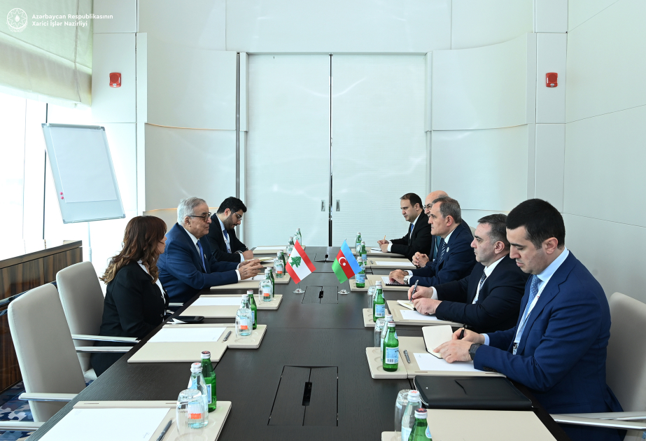 Ministro libanés de Asuntos Exteriores fue informado del proceso de normalización de las relaciones entre Azerbaiyán y Armenia