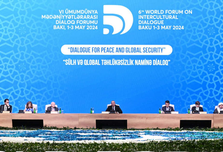 Bakou accueille le 6e Forum mondial sur le dialogue interculturel  Le président Aliyev participe à la cérémonie d’ouverture du Forum MIS A JOUR VIDEO