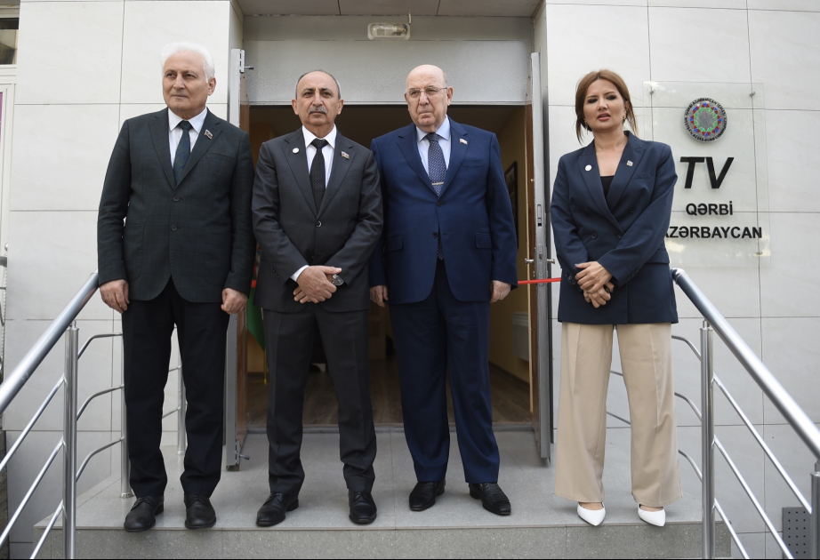 Qərbi Azərbaycan Televiziyasının binasının açılışı olub