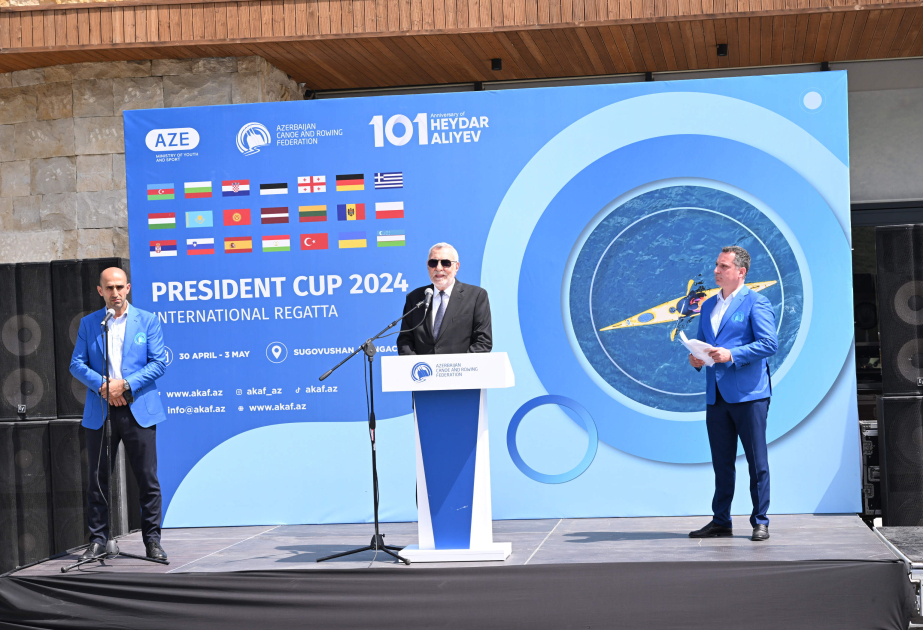حفل افتتاح بطولة كأس الرئيس 2024 لسباق القوارب في صوقوفوشان المحررة من الاحتلال الأرميني