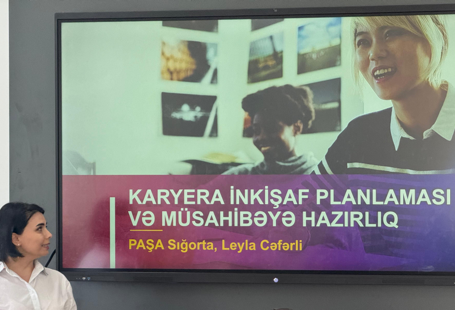 Universitetin tələbələri karyera planlaması barədə məlumatlandırılıblar