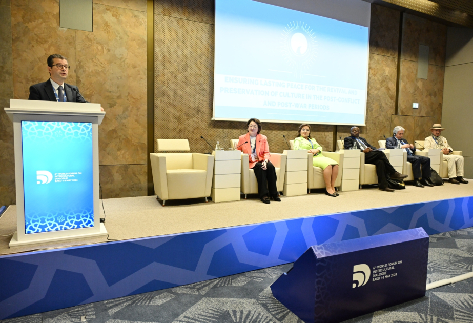 Bakı Forumunun növbəti panel iclası münaqişədən sonrakı dövrlərdə mədəniyyətin dirçəldilməsi üçün sülhün təmin olunmasına həsr edilib