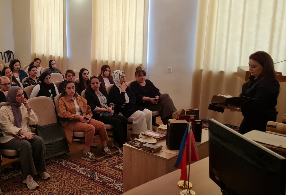 “Əlyazmaların mühafizəsi, invertarlaşdırılması və pasportlaşdırılması” - mühazirə