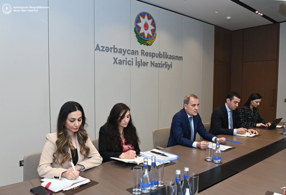 Ceyhun Bayramov BMT Baş katibinin iqlim fəaliyyəti və ədalətli keçid üzrə xüsusi müşaviri ilə görüşüb