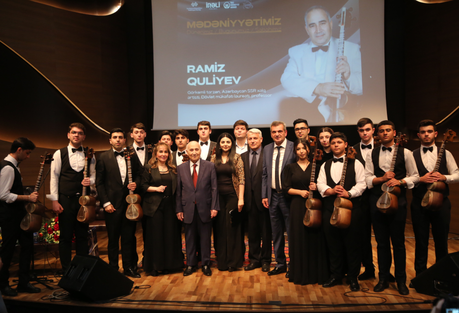Xalq artisti Ramiz Quliyevlə gənclərin görüş-konserti olub