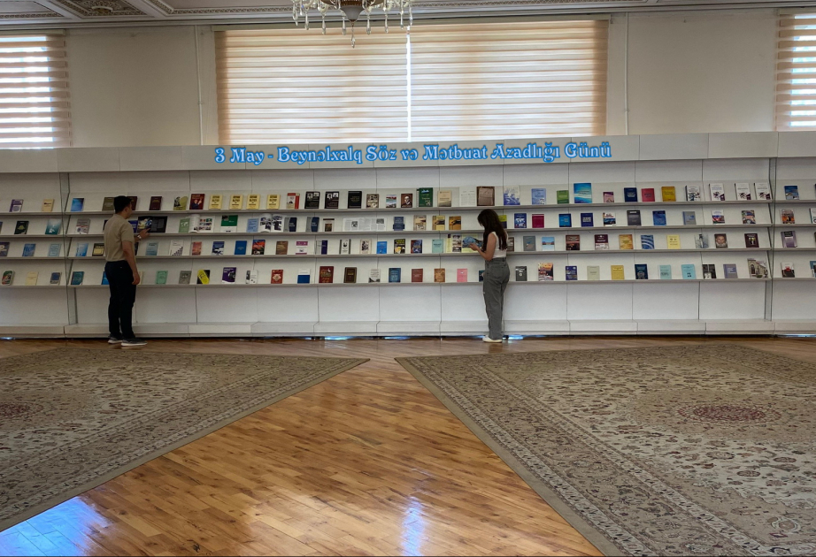 Bеynəlxalq Söz və Mətbuat Azadlığı Gününə həsr olunmuş kitab sərgisi açılıb