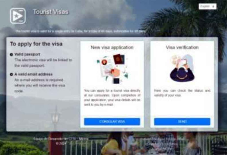 Cuba presenta nueva plataforma para gestión de visas turísticas