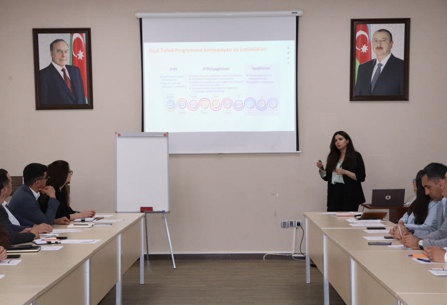 Qəbələ Dövlət Peşə Təhsil Mərkəzində dual peşə təhsil proqramı çərçivəsində dəyirmi masa təşkil edilib