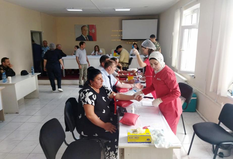 Qaxda qanvermə aksiyası keçirilib