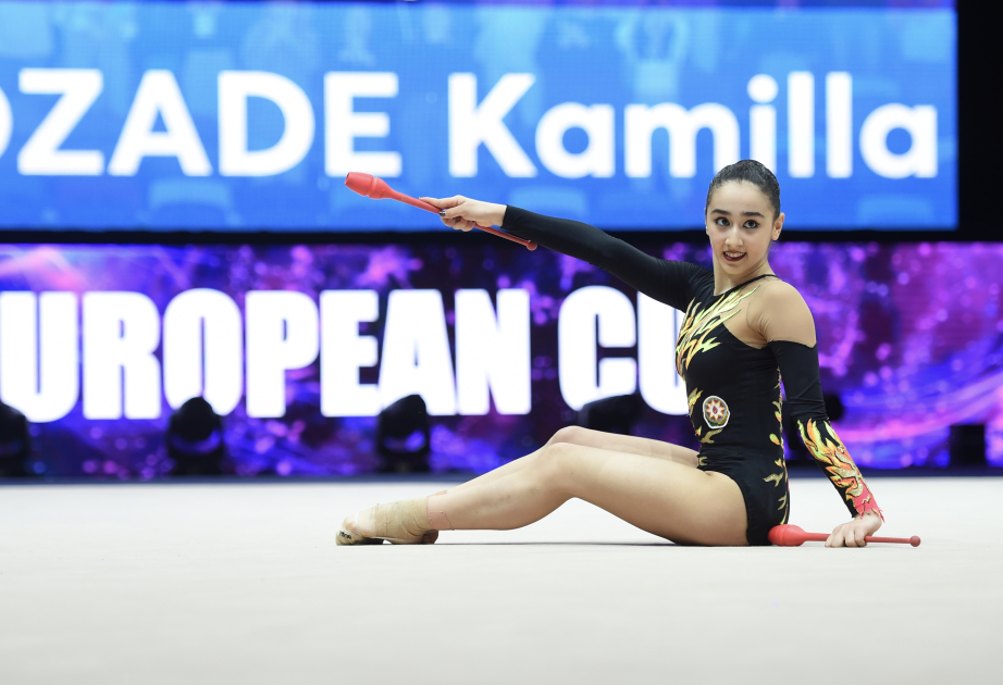 Coupe d’Europe de gymnastique rythmique : l’Azerbaïdjanaise Kamilla Seyidzadé en finale