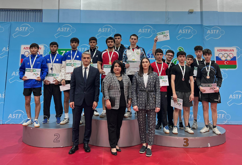 Stolüstü tennis üzrə ölkə birinciliyinin qalibləri müəyyənləşib