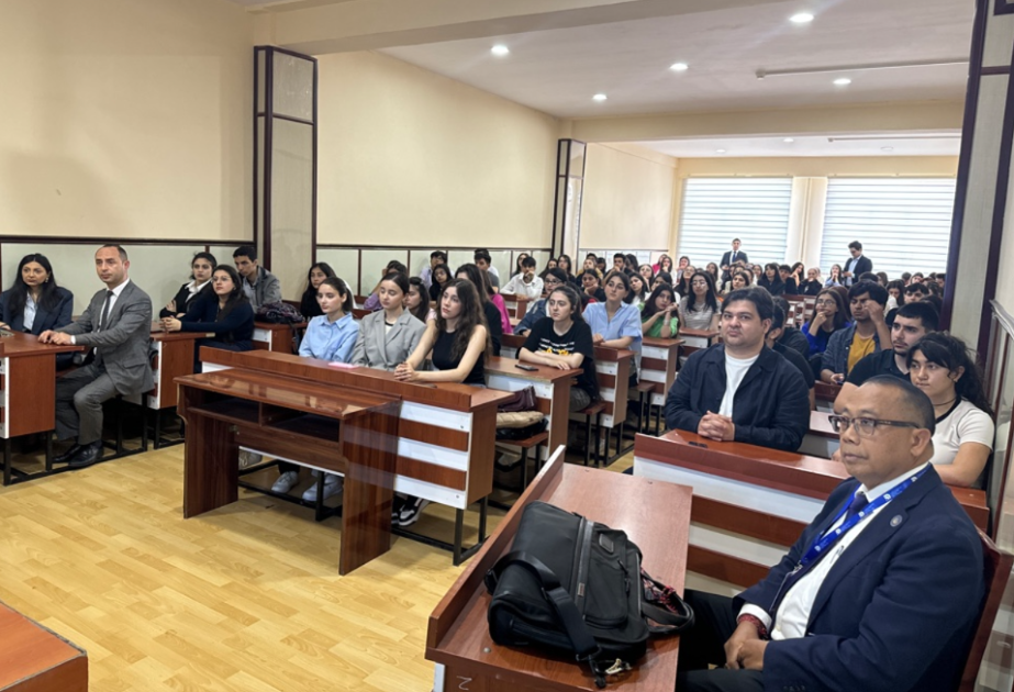 BDU-da ASEAN Parlamentlərarası Assambleyanın nümayəndə heyəti ilə görüş keçirilib