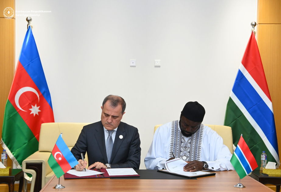 Suppression de l’obligation de visa pour les titulaires de passeports diplomatiques entre l’Azerbaïdjan et la Gambie