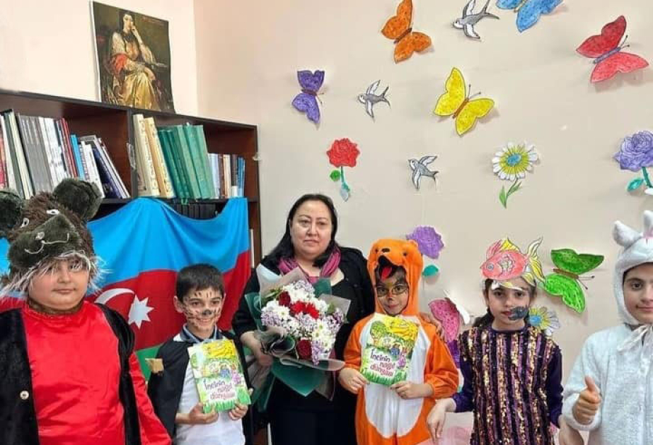 Uşaq yazıçısı Mehriban Nağıyeva ilə görüş təşkil olunub