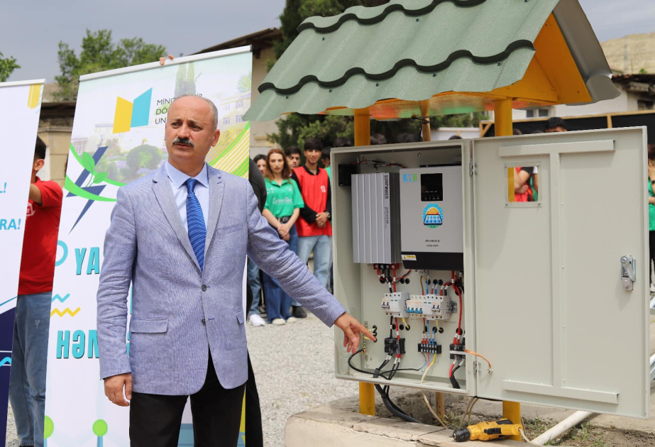Mingəçevir Dövlət Universitetində günəş enerjisi paneli quraşdırılıb
