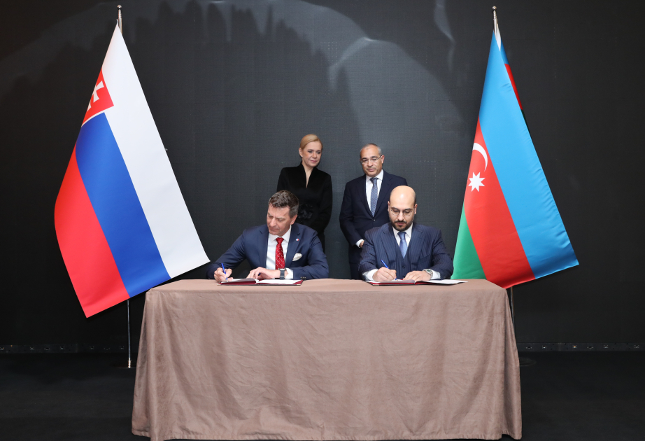 Azərbaycan ilə Slovakiya arasında sənədlər imzalanıb