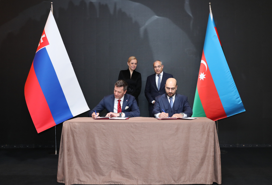 L’Azerbaïdjan et la Slovaquie signent un certain nombre de documents