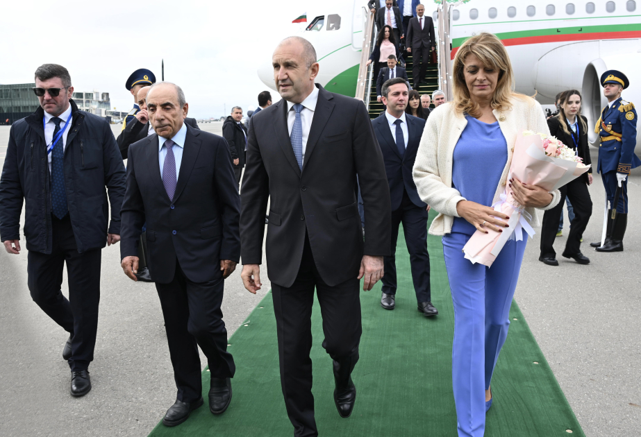 Bolqarıstan Prezidenti Rumen Radev Azərbaycana rəsmi səfərə gəlib