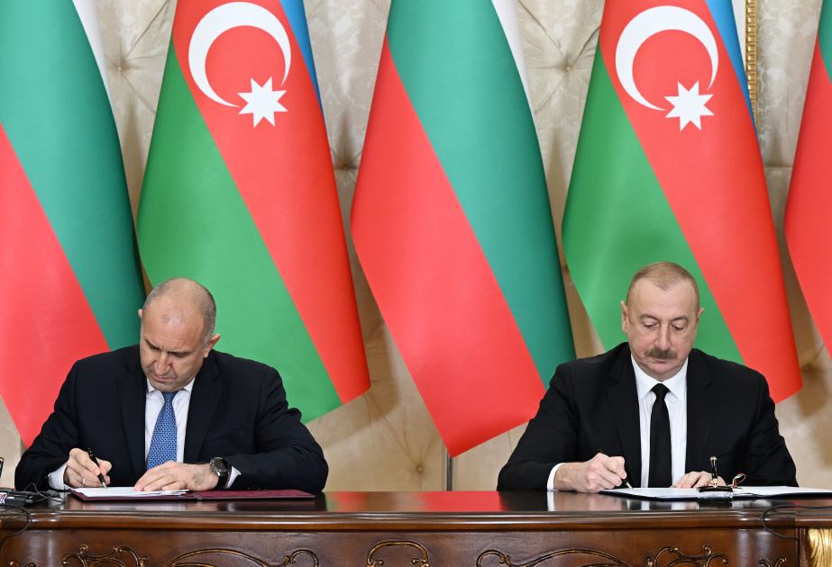 Azerbaijan and Bulgaria signed documents VIDEO