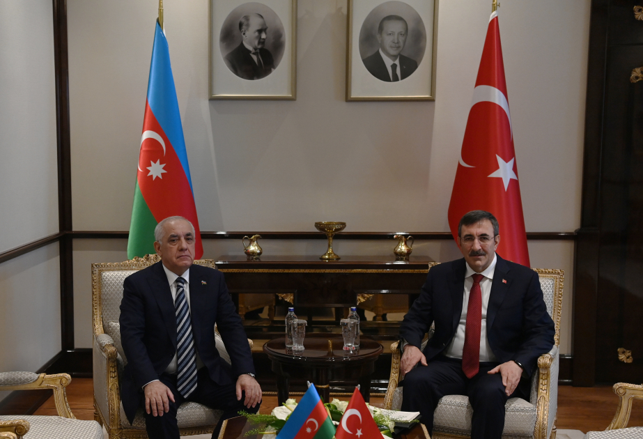 Prime Minister Ali Asadov meets with Turkish Vice President Cevdet Yilmaz