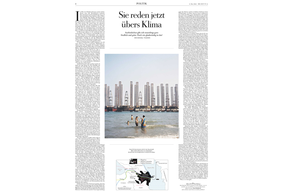 Germany’s Die Zeit newspaper posts article on Azerbaijan