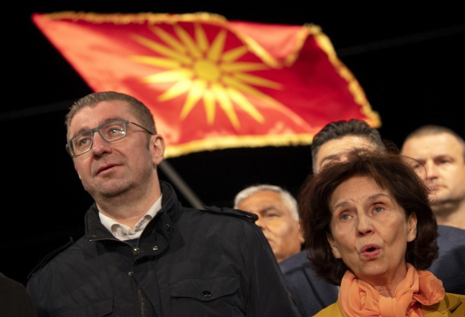 Şimali Makedoniyada prezident və parlament seçkilərində müxalif partiyası qalib olub