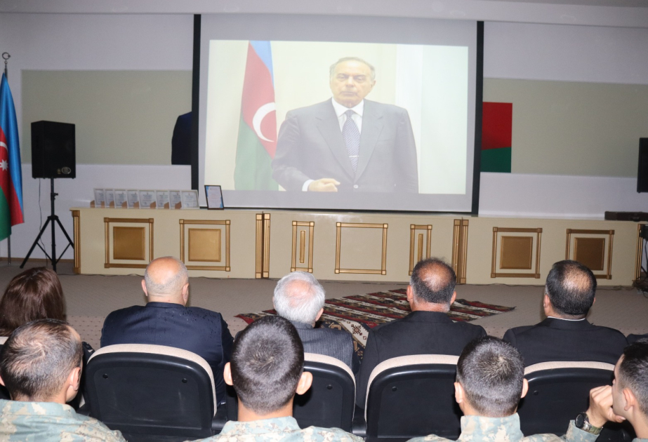 Samuxda Ümummilli Liderin anadan olmasının 101-ci ildönümü münasibətilə tədbir keçirilib