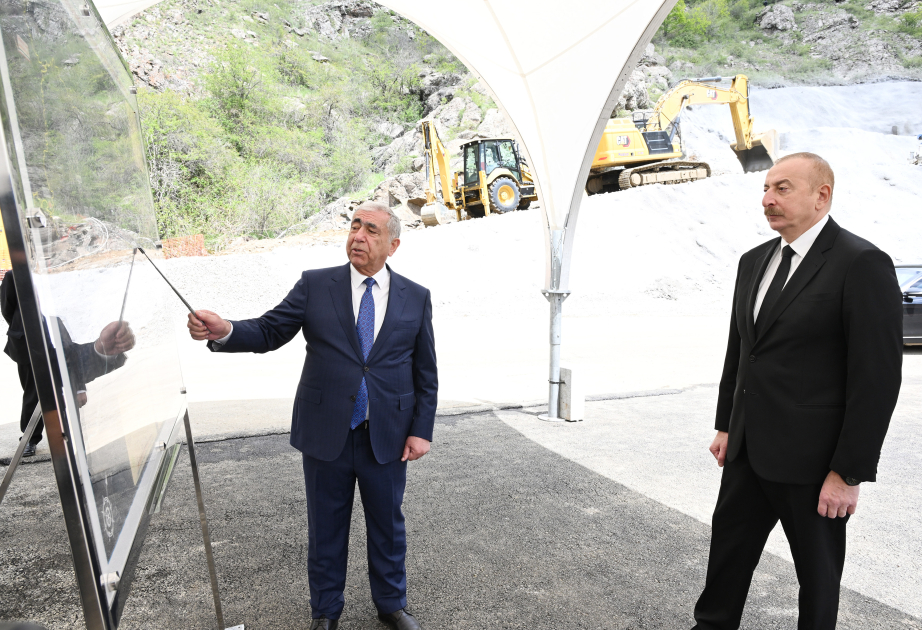 President Ilham Aliyev inspected progress of reconstruction of Khankendi-Shusha-Lachin highway