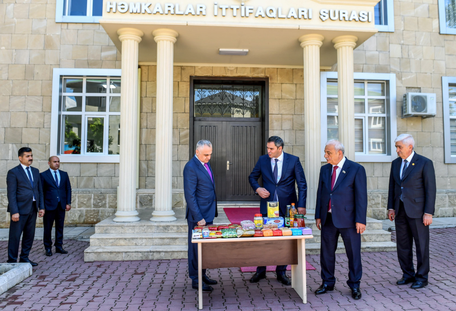 Ümummilli Liderin doğum günündə Naxçıvanda aztəminatlı ailələrə sovqatlar təqdim olunub