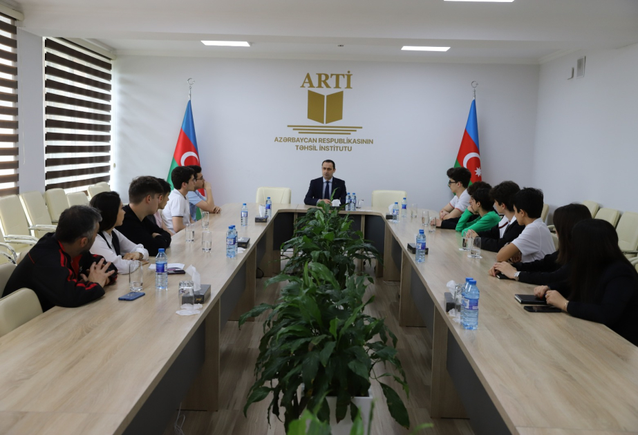 “Sabahın alimləri” XIII respublika müsabiqəsinin qalib layihələrinin müəllifləri ilə görüş olub