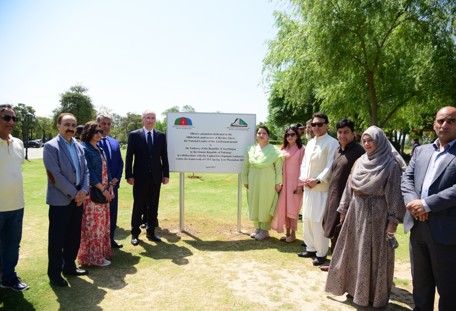 COP29 President-Designate visits Azerbaijani park in Pakistan