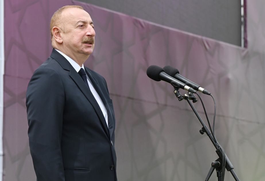 Präsident Ilham Aliyev: Schuscha symbolisiert Heldentum, Sieg und Frieden