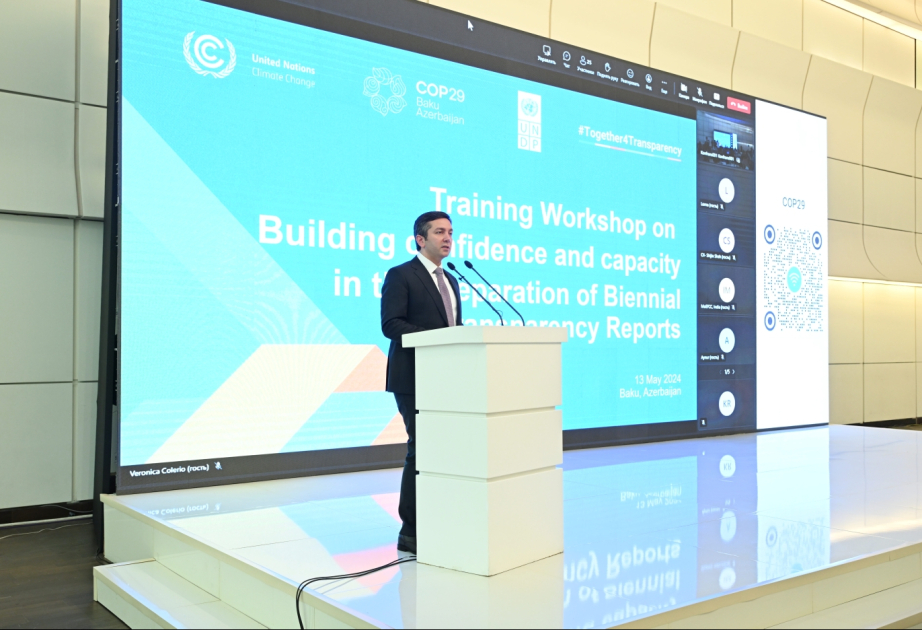 Bakıda “İkiillik Şəffaflıq Hesabatının hazırlanması üzrə etimad quruculuğu və bacarıqların artırılması” adlı təlim-seminar keçirilir VİDEO