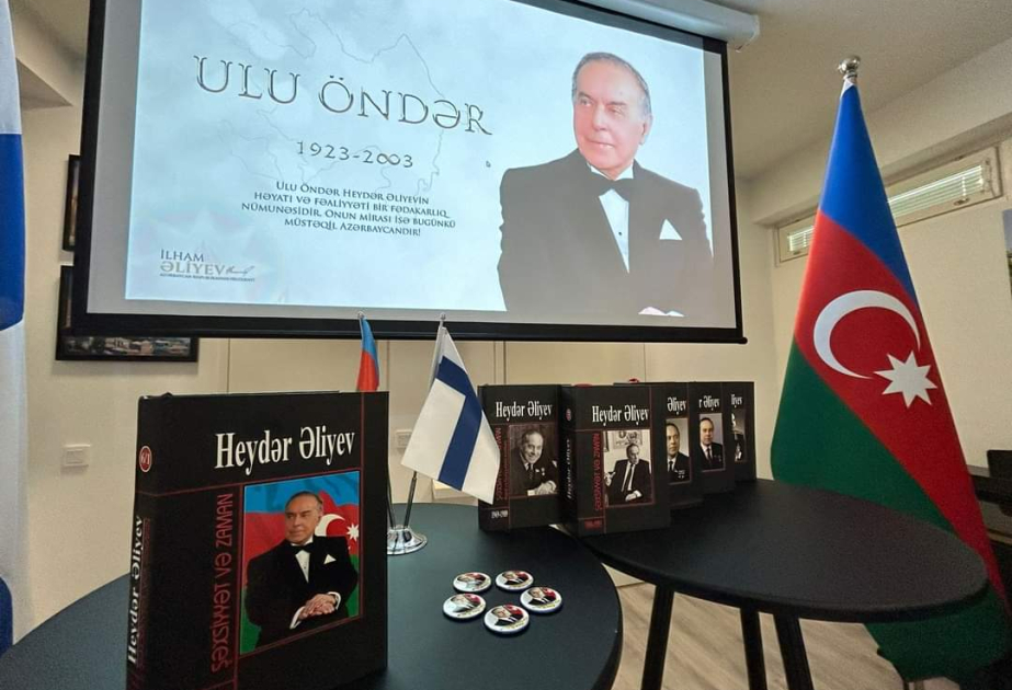 Helsinkidə Ümummilli Liderin anadan olmasının 101 illiyi qeyd edilib