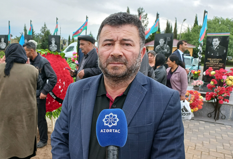 Şəhid qardaşı: Bundan sonra Quzanlıdakı Şəhidlər xiyabanını ziyarət etməklə təsəlli tapacağıq